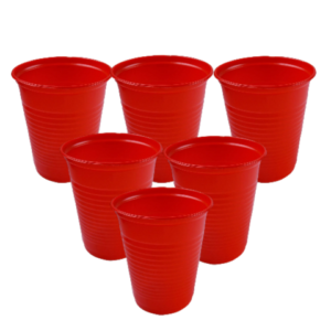 COPO 200ML VERMELHO C/50 CX40-TRIK TRIK
