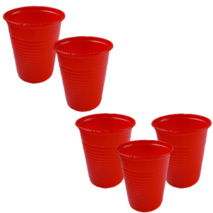 COPO 200ML VERMELHO C/50 CX40-TRIK TRIK