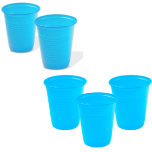 COPO 200ML AZUL CLARO C/50 CX40-TRIK TRIK