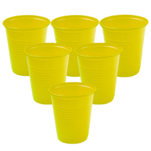 COPO 200ML AMARELO C/50 CX40-TRIK TRIK