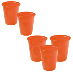 COPO 200ML LARANJA C/50 CX40-TRIK TRIK