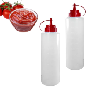 BISNAGA PROFISSIONAL LISA KETCHUP 1LT (12PÇS)-PLASDURAN
