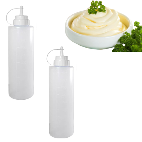 BISNAGA PROFISSIONAL LISA MAIONESE 600ML (12PÇS)-PLASDURAN