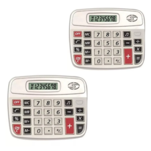 CALCULADORA ELETRÔNICA MÉDIA 8 DÍGITOS (6PÇS)