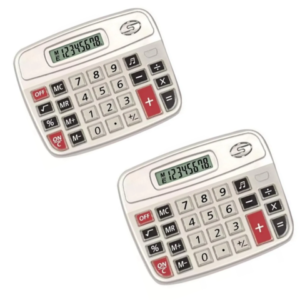 CALCULADORA ELETRÔNICA MÉDIA 8 DÍGITOS (6PÇS)