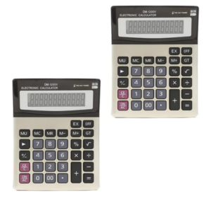 CALCULADORA ELETRÔNICA GRANDE 12 DÍGITOS (6PÇS)