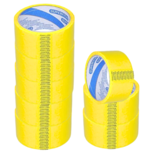 FITA ADESIVA 45MMX40M AMARELO (CX C/50)-SUPERFITAS
