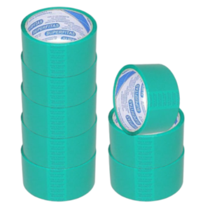 FITA ADESIVA 45MMX40M VERDE (CX C/50)-SUPERFITAS