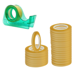 FITA ADESIVA TRANSPARENTE 12MMX30M (CX C/120)-EMBALANDO
