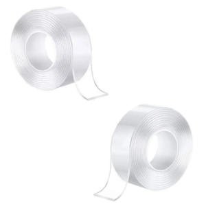 FITA DUPLA FACE AUTOADESIVA PLÁSTICO 2MX20MM ATÉ 3000G (12PÇS)-CAERUS