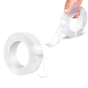 FITA DUPLA FACE AUTOADESIVA PLÁSTICO 2MX20MM ATÉ 3000G (12PÇS)-CAERUS