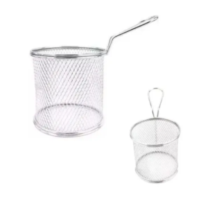 MINI CESTA PARA FRITURA 10X9CM (6PÇS)-CAERUS