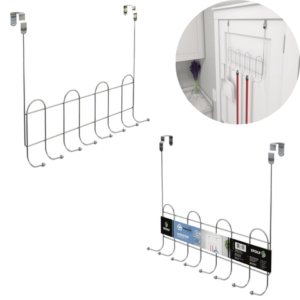 CABIDE MULTIUSO DE PORTA EM ARAMADO (6PÇS)-STOLF