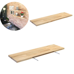 PRATELEIRA DE MADEIRA 15,5CMX45CM (6PÇS)-STOLF