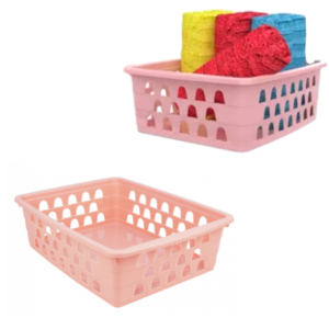 CESTO MULTIUSO GRANDE ROSA (12PÇS)-UNINJET