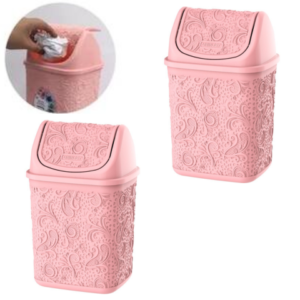 CESTO PIA 4,5LTS FLORAL ROSA (6PÇS)-UNINJET