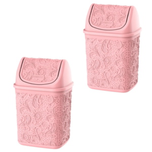 CESTO PIA 4,5LTS FLORAL ROSA (6PÇS)-UNINJET