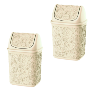 CESTO PIA 4,5LTS FLORAL PALHA (6PÇS)-UNINJET