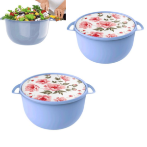 CONTAINER REDONDO 6,5LTS AMORE AZUL (6PÇS)-UNINJET