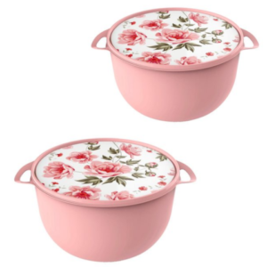 CONTAINER REDONDO 11,5LTS AMORE ROSA (6PÇS)-UNINJET