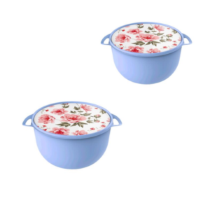 CONTAINER REDONDO 3,2LTS AMORE AZUL (6PÇS)-UNINJET