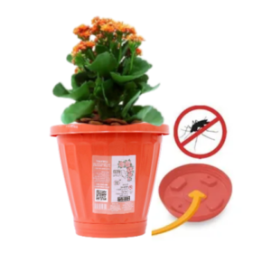VASO Nº35 C/PRATO CORAL (3PÇS)-UNINJET