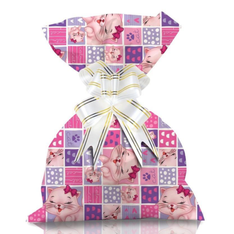 SAQ.P/PRESENTE 58X89 C/25UN LITTLE CAT-GALA