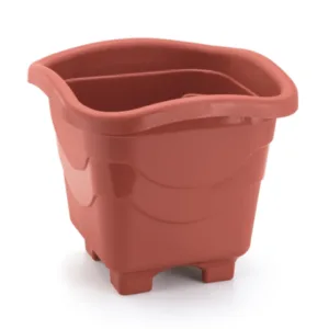 VASO QUADRADO EXTRA GRANDE TELHA 30LTS (3PÇS)-INJEPLASTEC