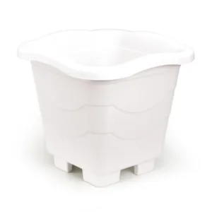 VASO QUADRADO EXTRA GRANDE MÁRMORE 30LTS-INJEPLASTEC