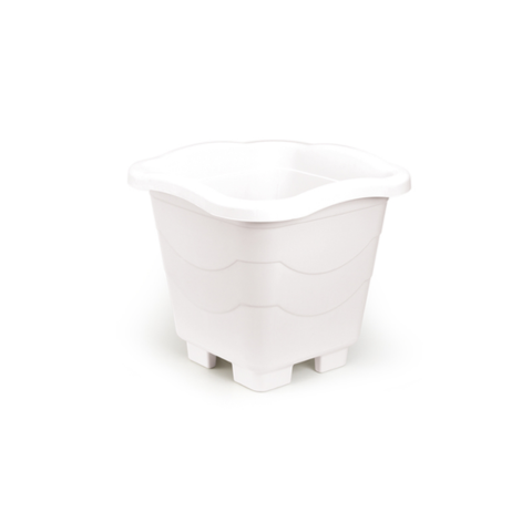 VASO QUADRADO PEQUENO MÁRMORE 2LTS (12PÇS)-INJEPLASTEC
