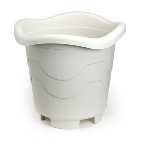 VASO REDONDO EXTRA GRANDE MÁRMORE 26LTS (3PÇS)-INJEPLASTEC