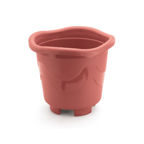 VASO REDONDO GRANDE TELHA 8,0LTS (6PÇS)-INJEPLASTEC