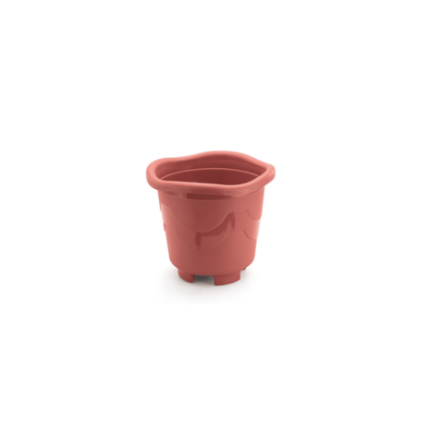 VASO REDONDO MINI TELHA 0,5LTS (12PÇS)-INJEPLASTEC
