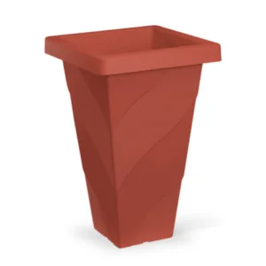 VASO ROMA QUADRADO GRANDE TELHA 20,0LTS (3PÇS)-INJEPLASTEC