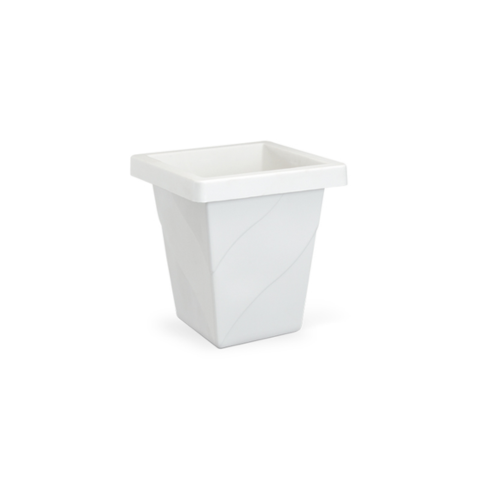 VASO ROMA QUADRADO MINI MÁRMORE 2,5LTS (12PÇS)-INJEPLASTEC