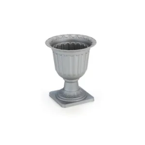 VASO TAÇA REDONDO PEQUENO CINZA (12PÇS)-INJEPLASTEC