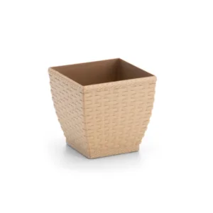VASO CACHEPO RATTAN MINI QUAD.PALHA (12PÇS)-INJEPLASTEC