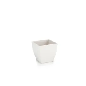 VASO CACHEPO RATTAN M3 QUAD.BRANCO (12PÇS)-INJEPLASTEC