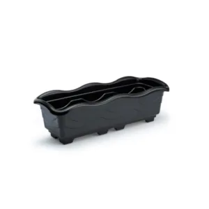 JARDINEIRA GRANDE PRETA 6,5LTS (12PÇS)-INJEPLASTEC