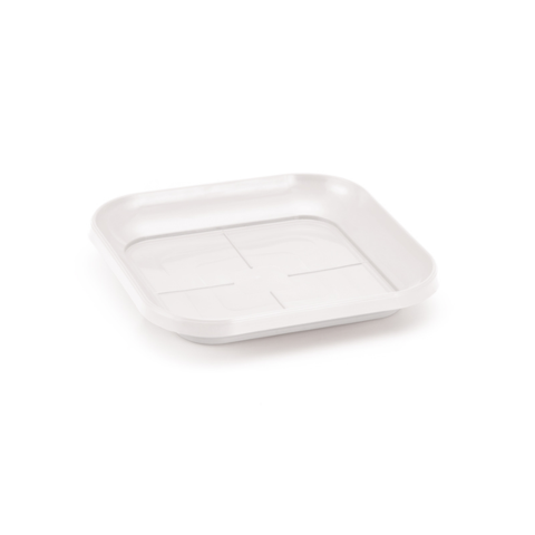 PRATO VASO QUADRADO GRANDE MÁRMORE (12PÇS)-INJEPLASTEC