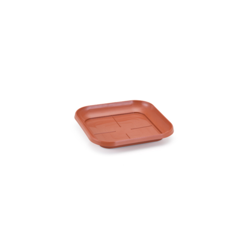 PRATO VASO QUADRADO MINI TELHA (12PÇS)-INJEPLASTEC