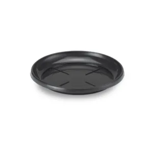 PRATO VASO REDONDO GRANDE PRETO (12PÇS)-INJEPLASTEC