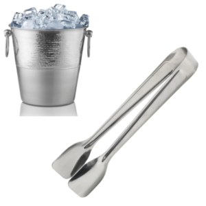 PEGADOR GELO AÇO INOX 18,3CMX3CMX3CM (12PÇS)-CLINK