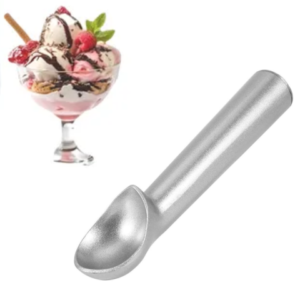 COLHER SORVETE ALUMÍNIO 18CMX4CM (12PÇS)-CLINK