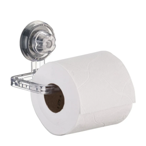PORTA PAPEL HIGIÊNICO VENTOSA 1KG PLÁSTICO 17CMX6,5CMX11CM (12PÇS)-CLINK