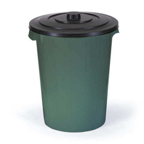 CESTO DE LIXO REDONDO 60LTS COLOR (6PÇS)-INJEPLASTEC
