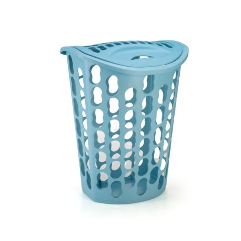CESTO TELADO RETANGULAR 40LTS AZUL (6PÇS)-INJEPLASTEC