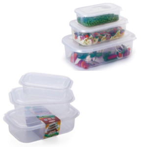 CONJUNTOS POTES RETANGULARES PMG 3PÇS (6KITS)-NITRON
