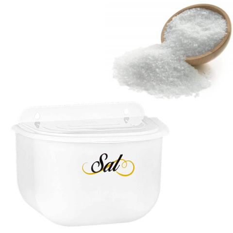 SALEIRO TRANSPARENTE EM RANDON (12PÇS)-NITRON