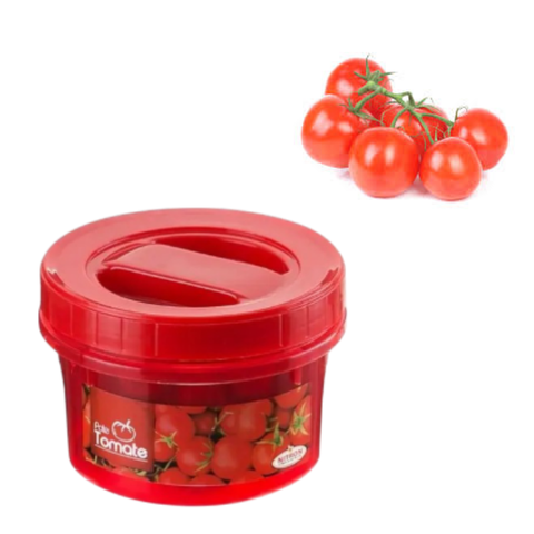 POTE TOMATINHO ACOPLADO C/ROSCA 500ML (12PÇS)-NITRON